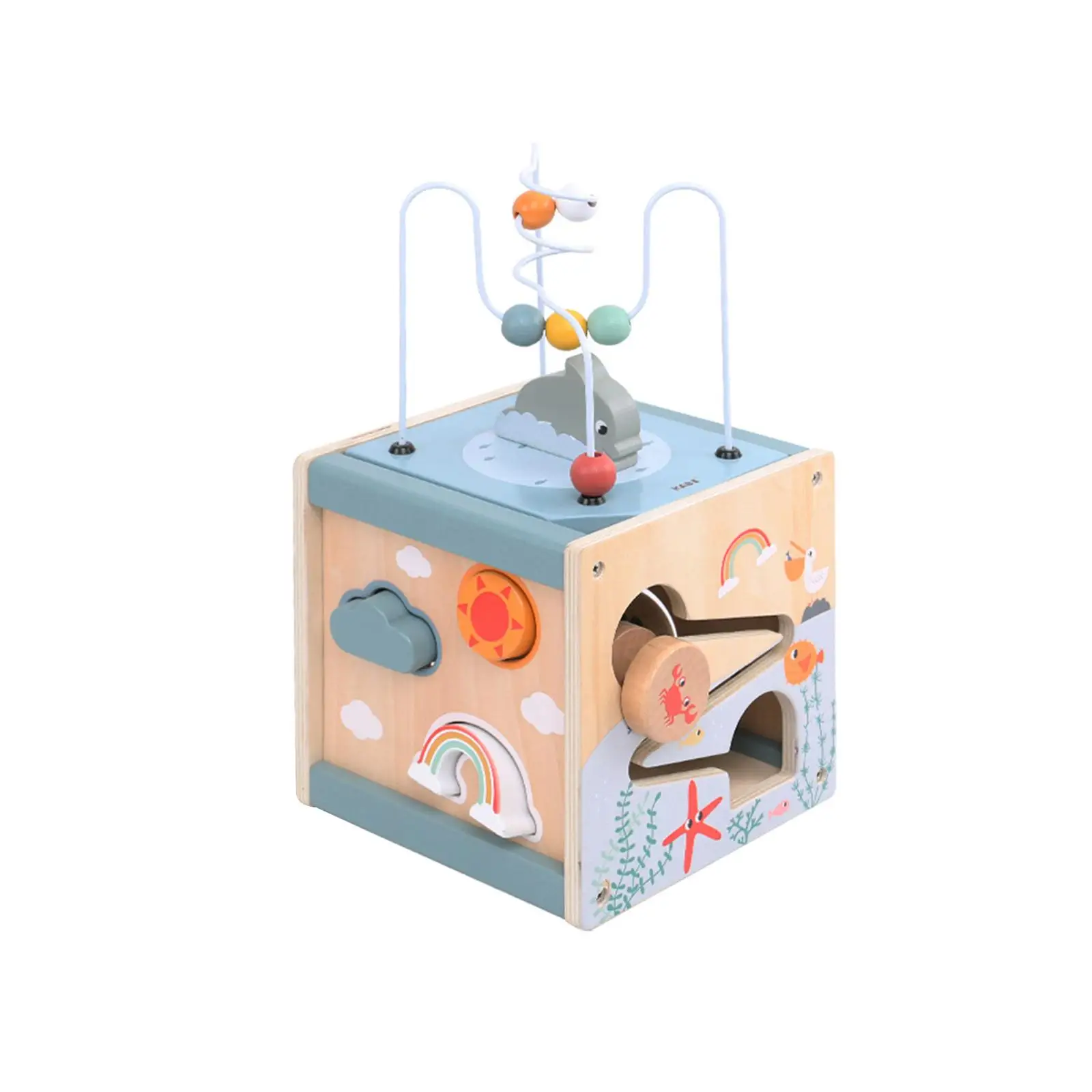 Activity Cube Toys Developmental Toys Early Educational for Preschool Kids