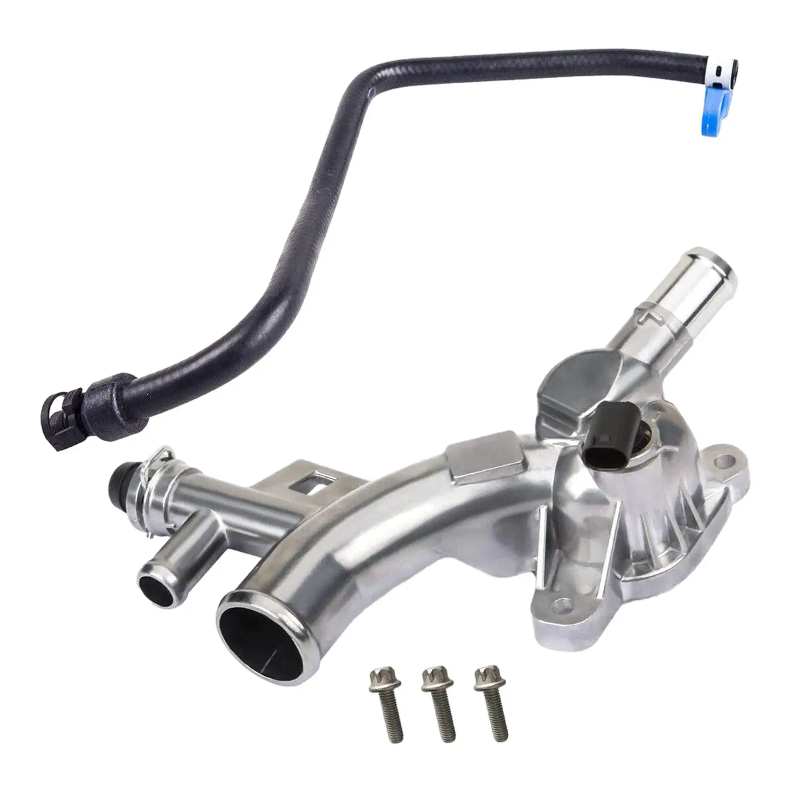 Water Outlet Thermostat Coolant Water Outlet 25193922 Metal 55565334 Inlet Hose Directly Replace for Cruze 1.4L