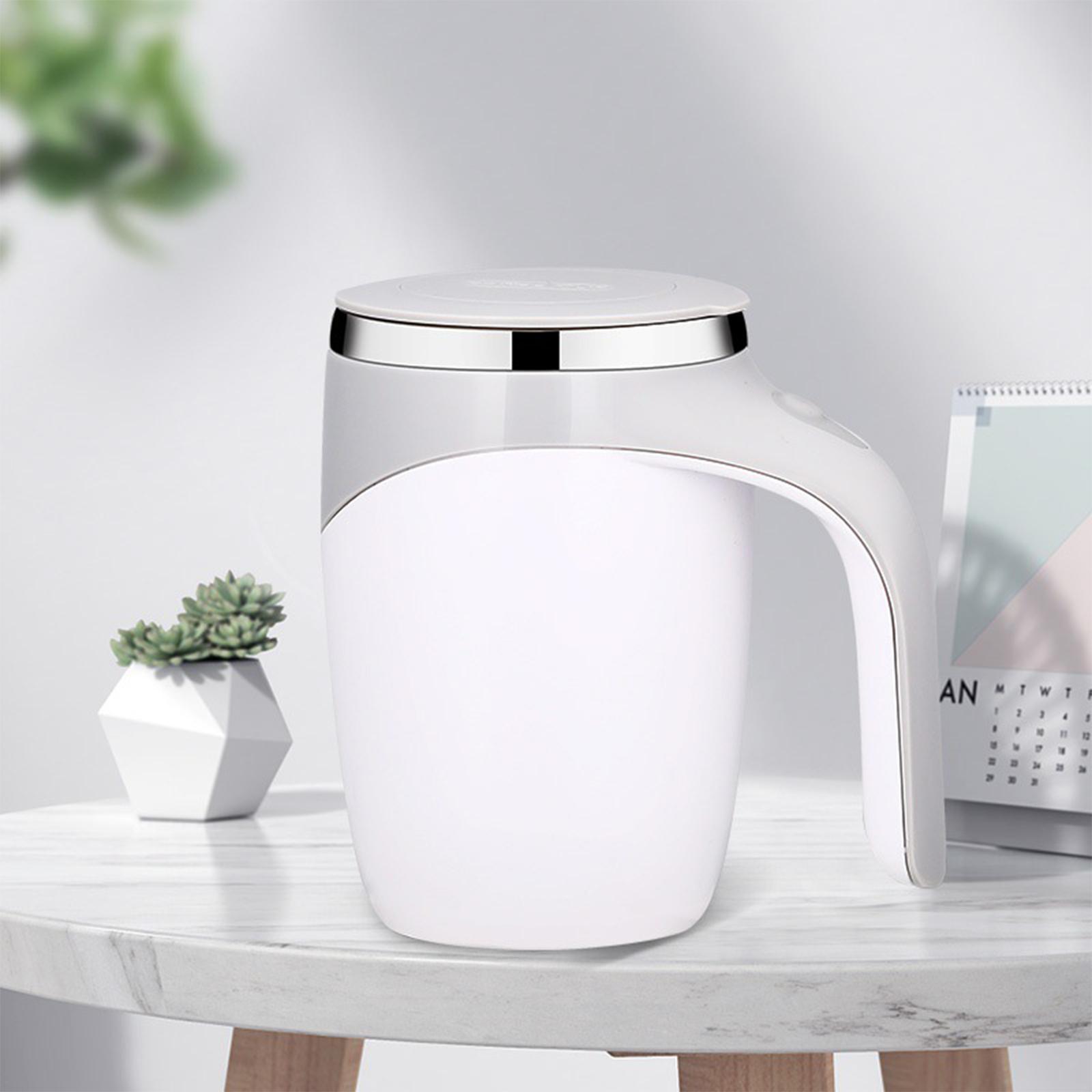 Self Mixing Coffee Mug Magnetic Rotating 380ml  Mixer Cup for Home Coffee/Tea/Hot Chocolate/Milk Mug Christmas Birthday Gift