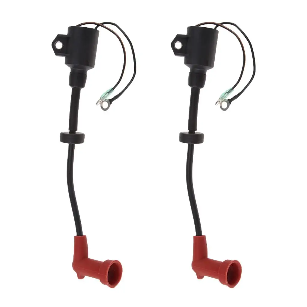 2x Ignition Coil For  9.15  Outboard 1996-06 63V-85570