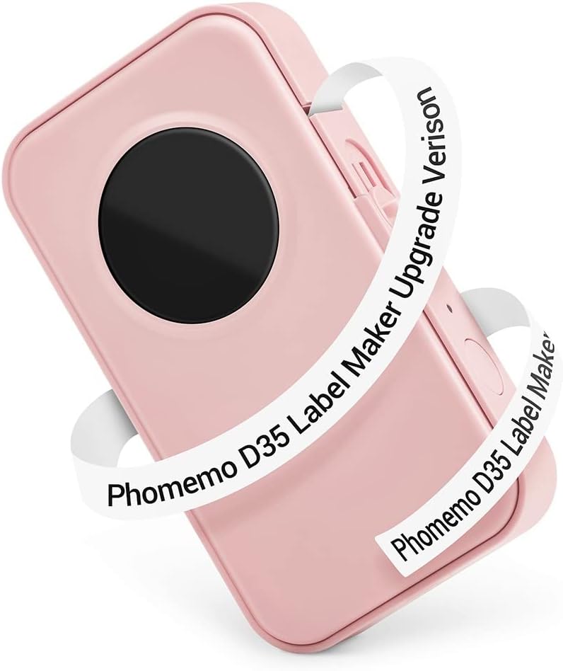 Phomemo-D35 Portátil Bluetooth Sticker Printer, Label Makers,