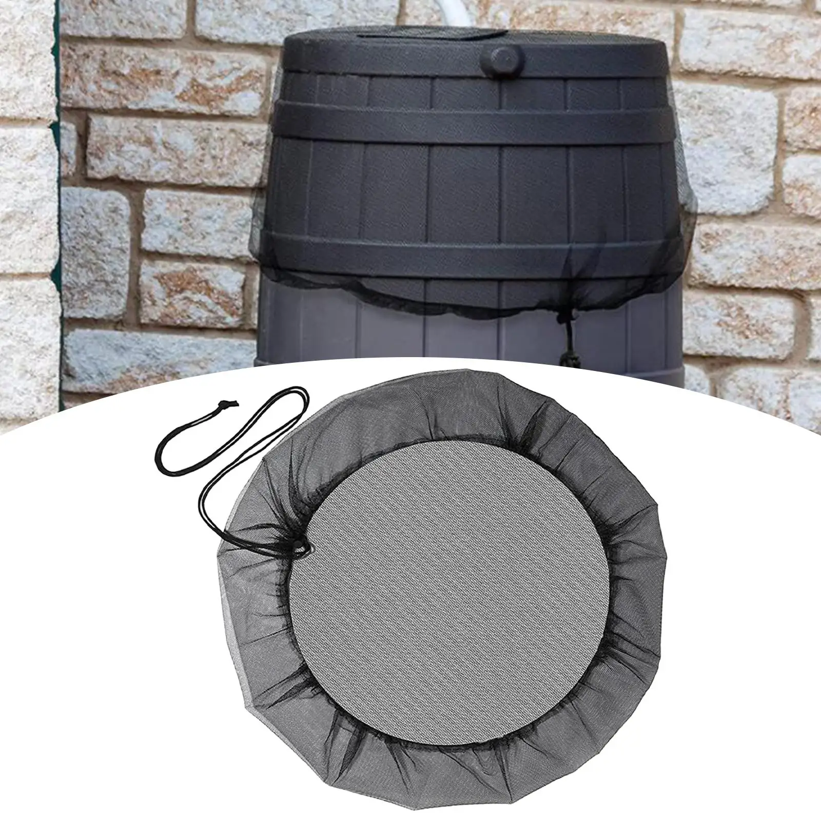 Mesh Cover Netting for Barrel Accessories with Drawstring