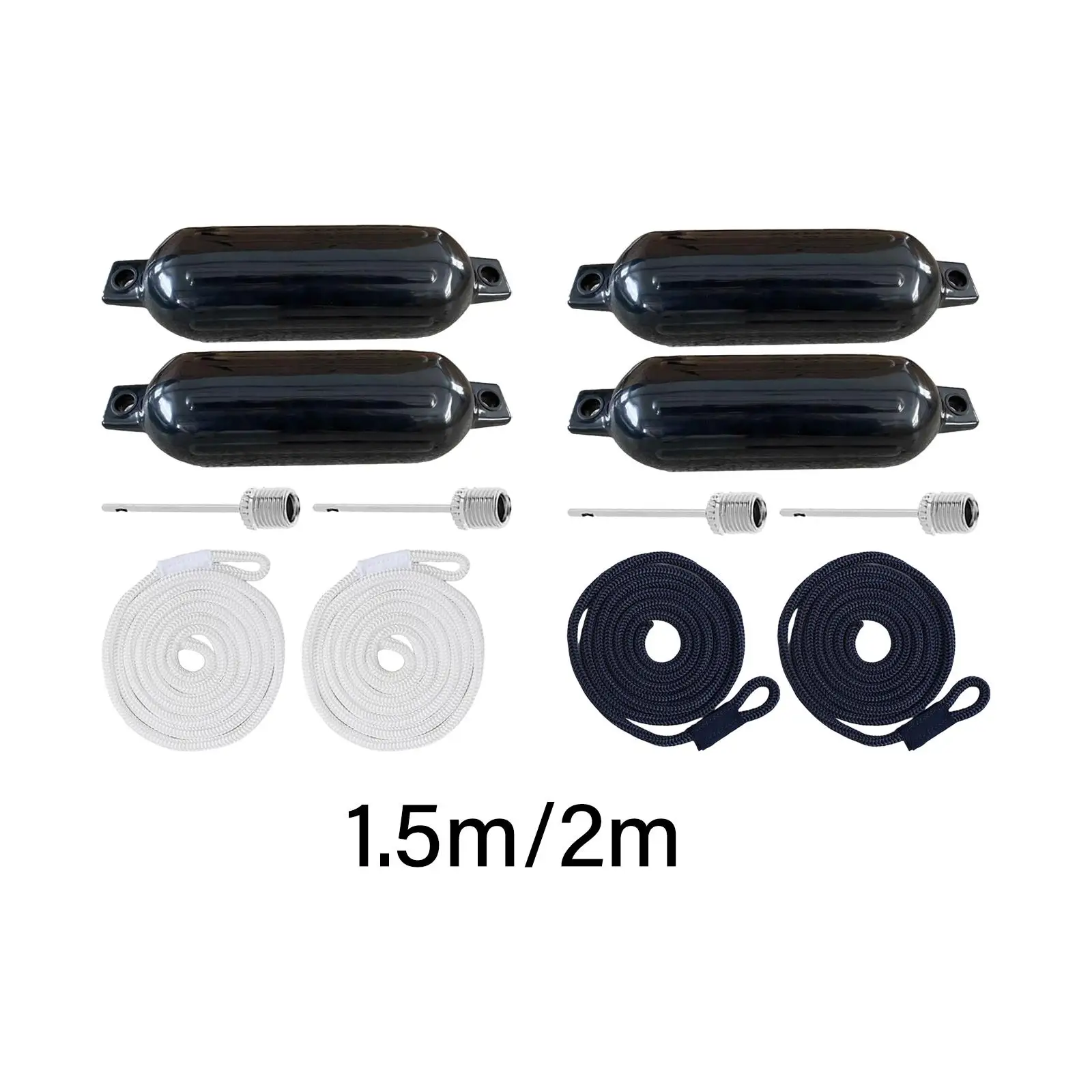 Marine Boat Fenders Boat Accessories 4x16inch Inflatable Marine Boat Bumper for Sailboats Speedboat Docking Pontoon Yacht
