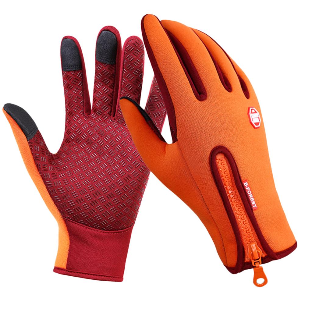 Thermal Gloves Outdoor Full-Finger Touch Screen Windproof Driving Mitten