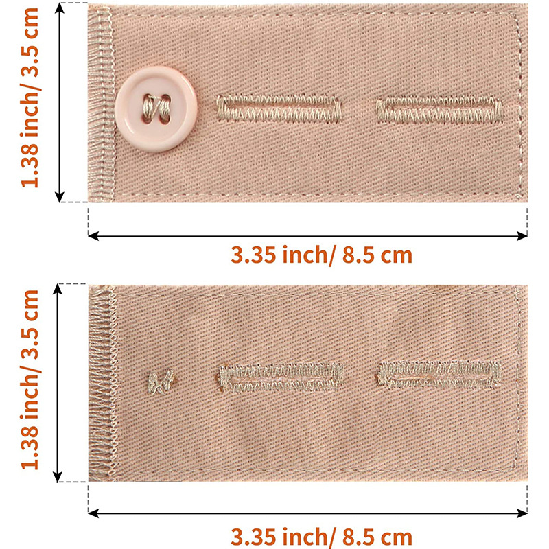 5 stücke Einstellbare Bund Taste Extender Gürtel Taille Band Taste Mit Haken Für Männer Frauen Jeans Hosen Hosen – Detail 4