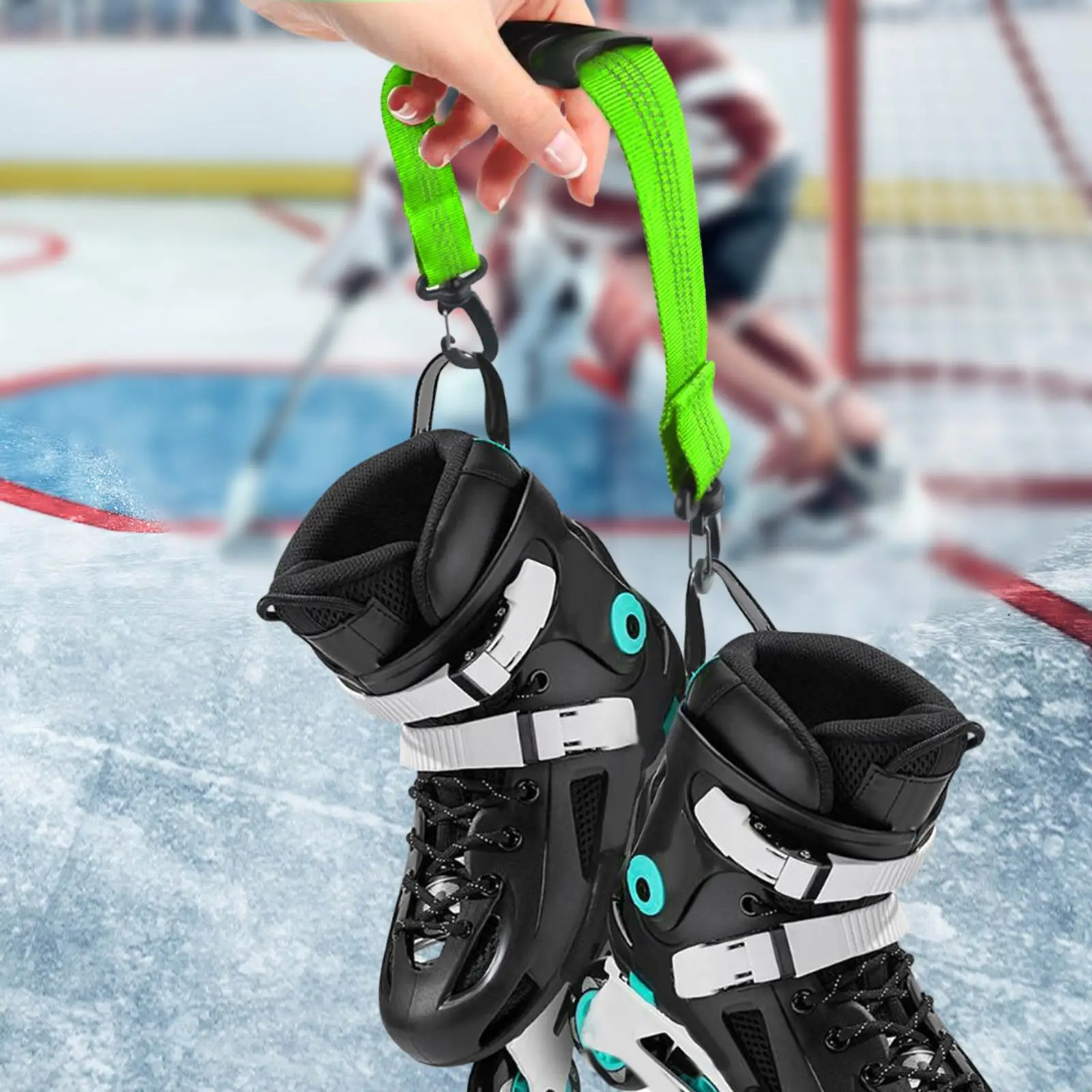 Inline Roller Skate Shoes Strap Skates Carry Leash Hook Ski Boots Carrier Strap for Skateboarding Men Women Kids Accessory