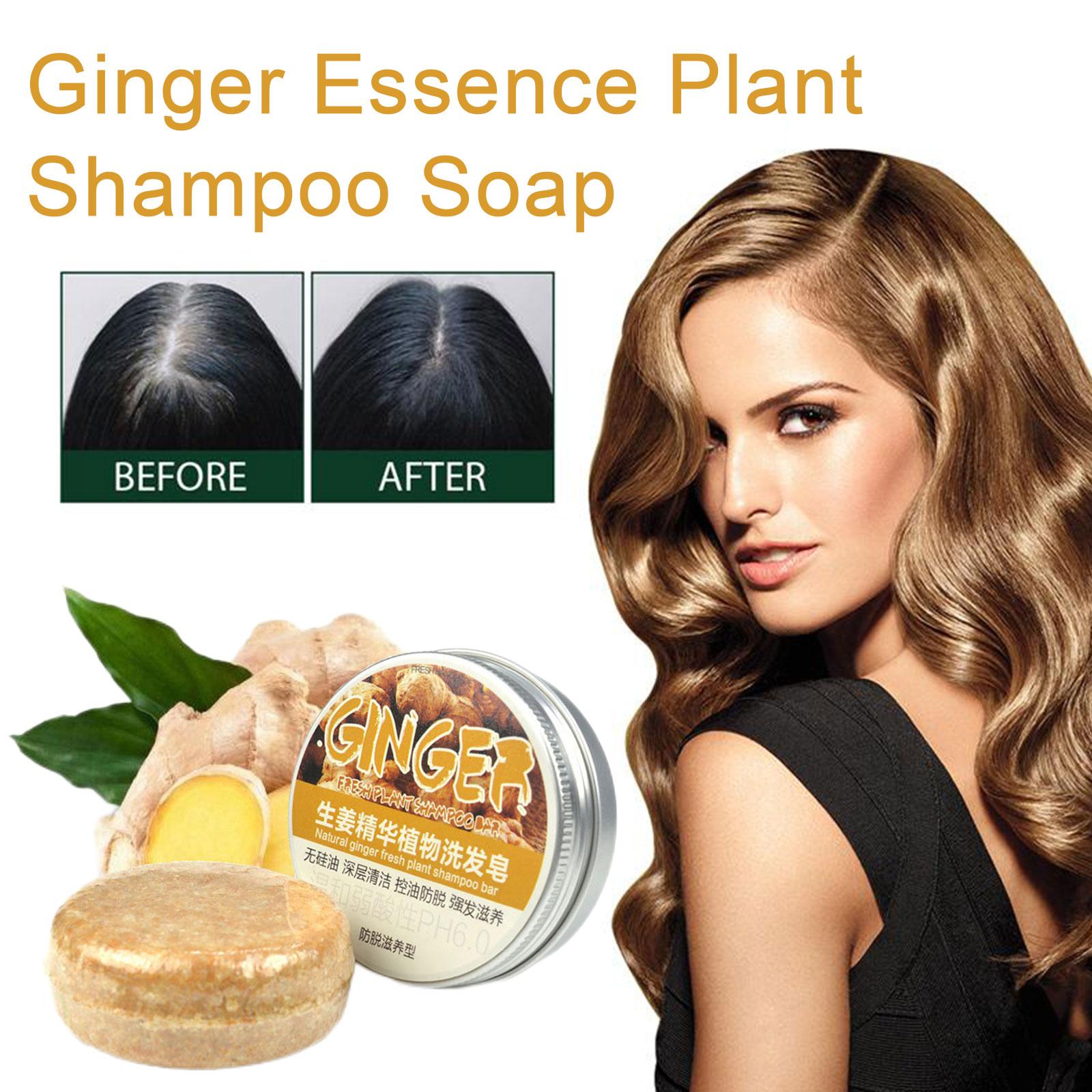 Best of 60g Ginger Shampoo Soap Anti-Hair Loss Natural Ginger Shampoo Soap Natural Organic Ginger Shampoo Bar Promotes Reviews & Tips - Image 5