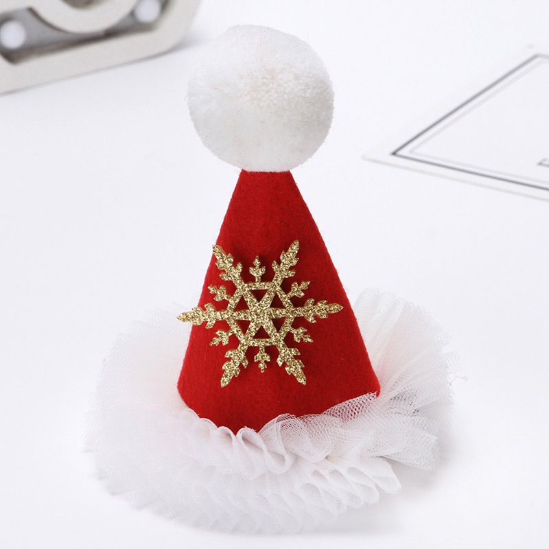 1Pc Weihnachten Erwachsene Kinder Haar Clip Santa Claus Geweih Haarnadel Clip Weihnachten Hut Geschenk Nette Haar Clip Zubehör – Detail 8