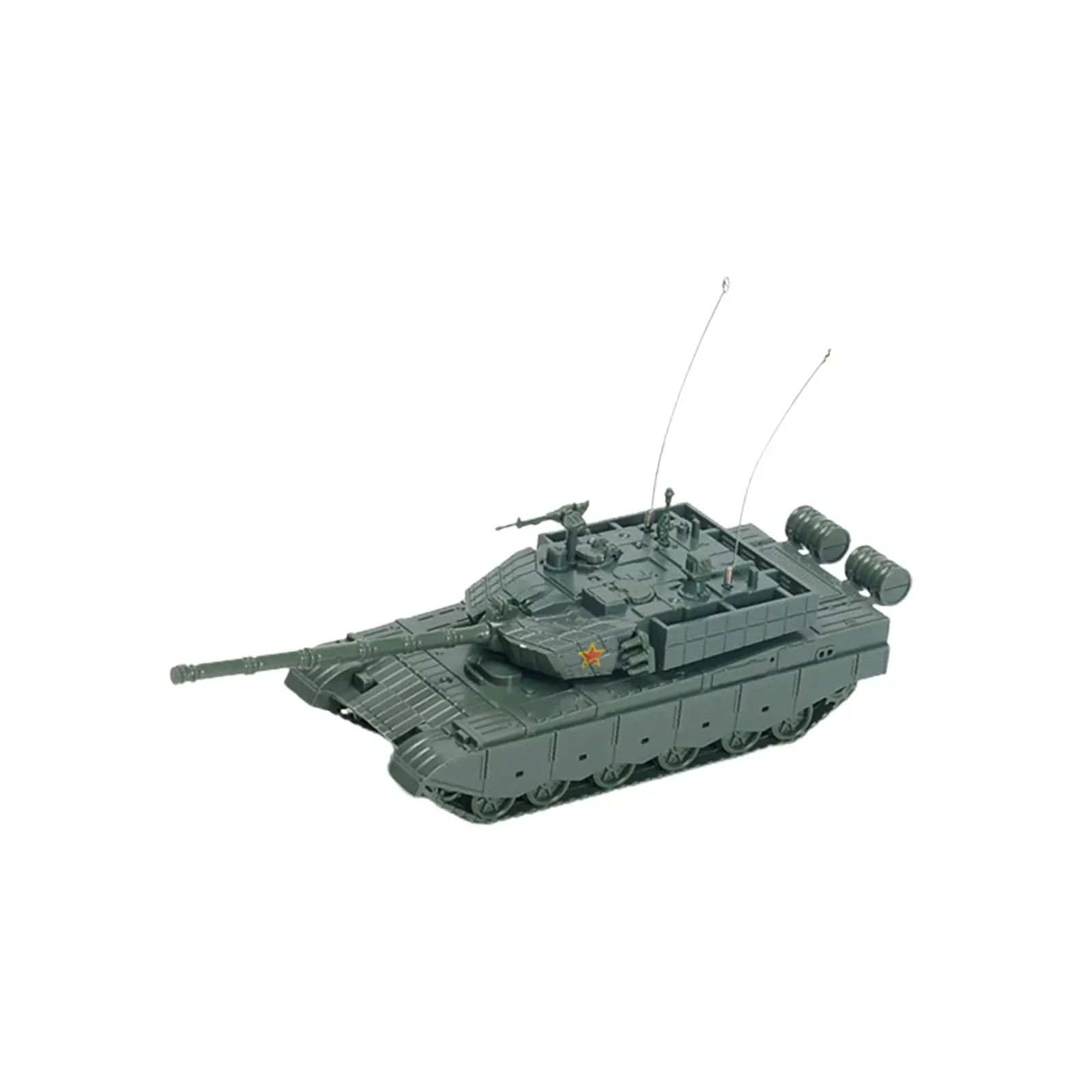1:72 Scale Education Toy Miniature Puzzles Assembled Tank Model 4D Tank Model for Display Collections Gift Kids Children