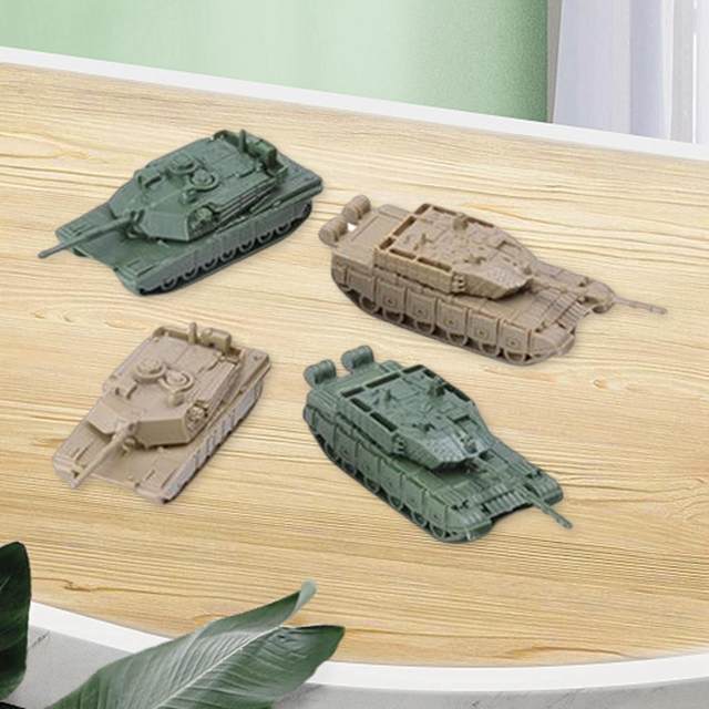 1/144 Tank Model Building Kits Easily Assemble 4D Modern Tank Model DIY Puzzle for Gifts Keepsake Boys Kids Display