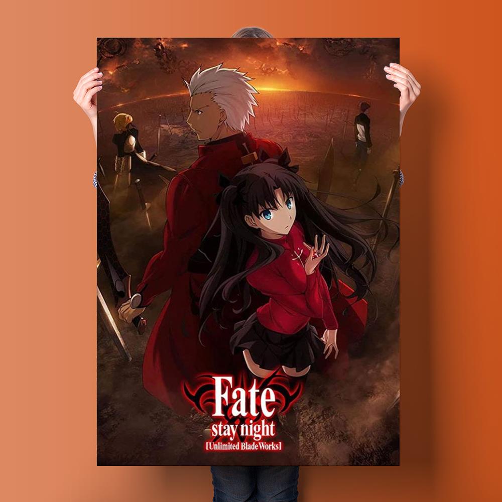 Картина fate stay night blade с надписью «fate stay night», фотография на  холсте, Постер для спальни, большой домашний декор, Настенная картина,  холст для стен | AliExpress