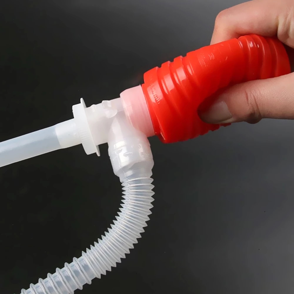 New Car Manual Siphon Pump Hose Portable Car Fuel Truck Fuel Oil Gasoline Diesel Water Chemical Liquid Transfer Sucker Pump Tool