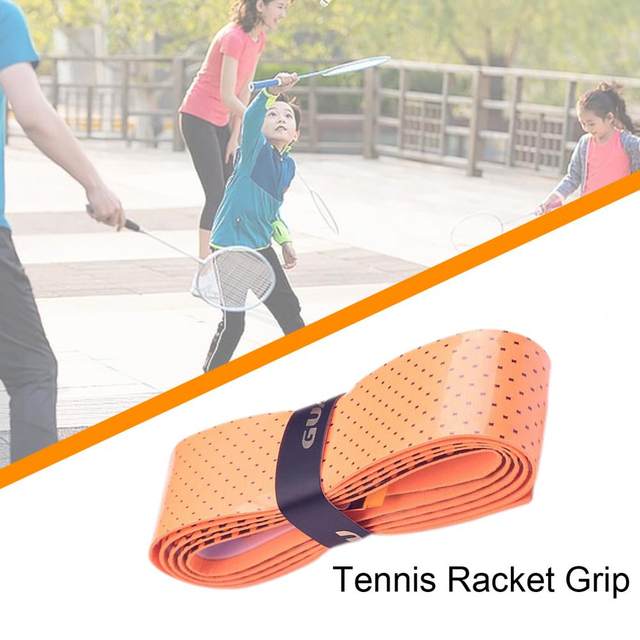 Lot De 5 Bandes Anti-Dérapantes Pour Raquette - Absorption Transpiration - Badminton, Tennis, Pickleball