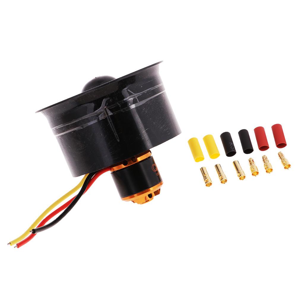 64mm Duct Fan QF2611 4500KV Brushless Motor 5  for RC EDF Jet Airplanes
