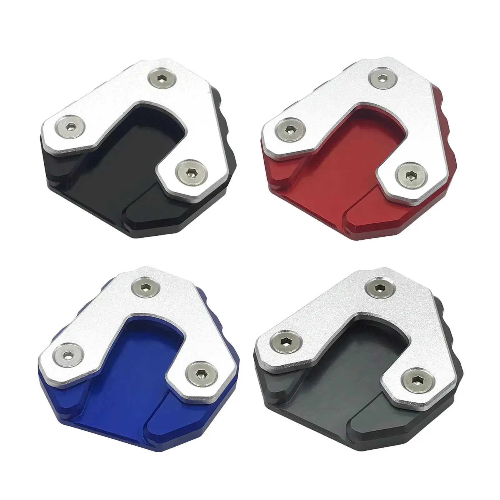 Motorcycle Side Kickstand Enlarger Plate Pad Aluminum Fit for Kymco Krv 180 2021 Krv180 Accessories Motocross Foot Side Stand