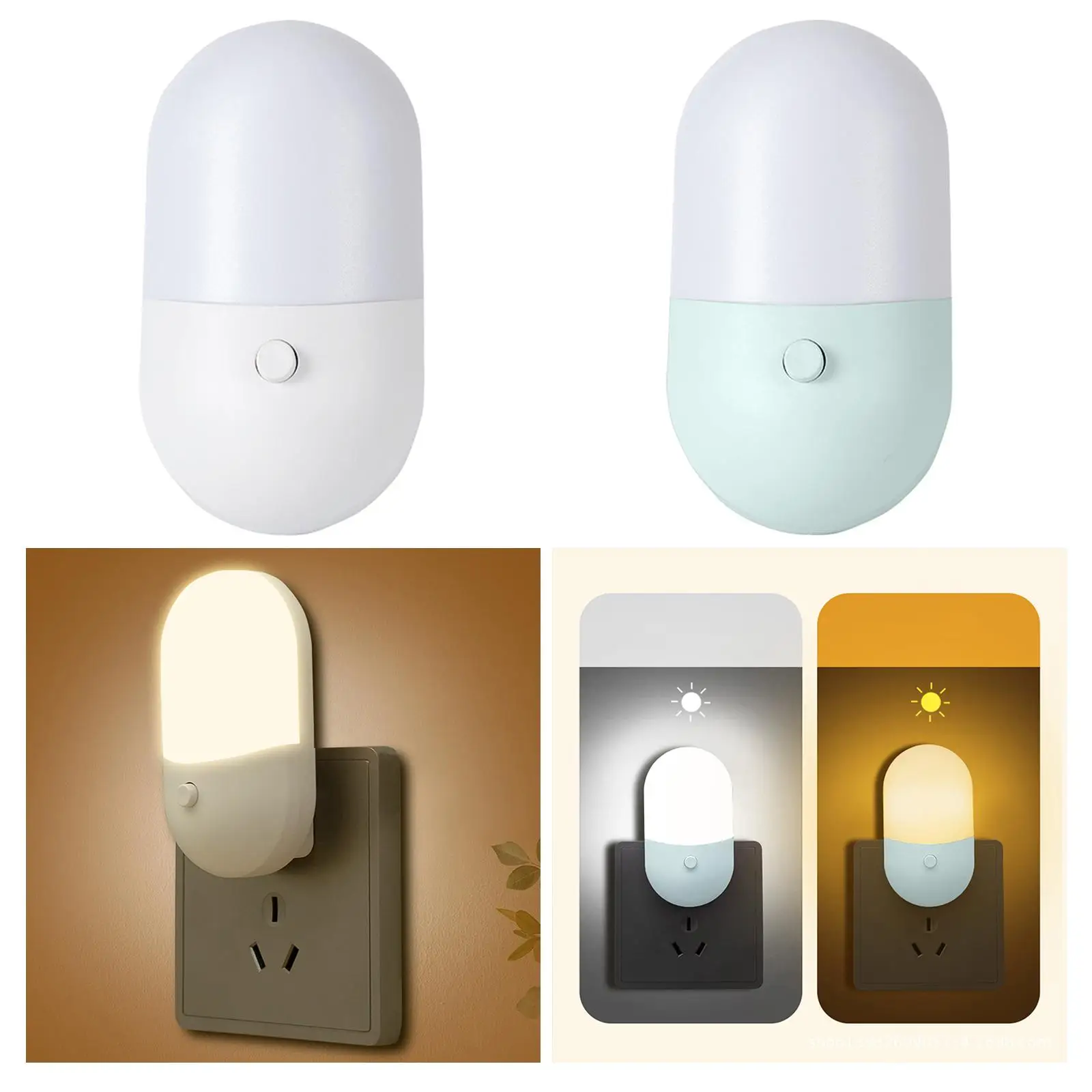 Table Lamp Bedside Lamp Feeding LED Button Switch Night Light Desk Lights Socket Lamp for Study Room Office Home NightStand
