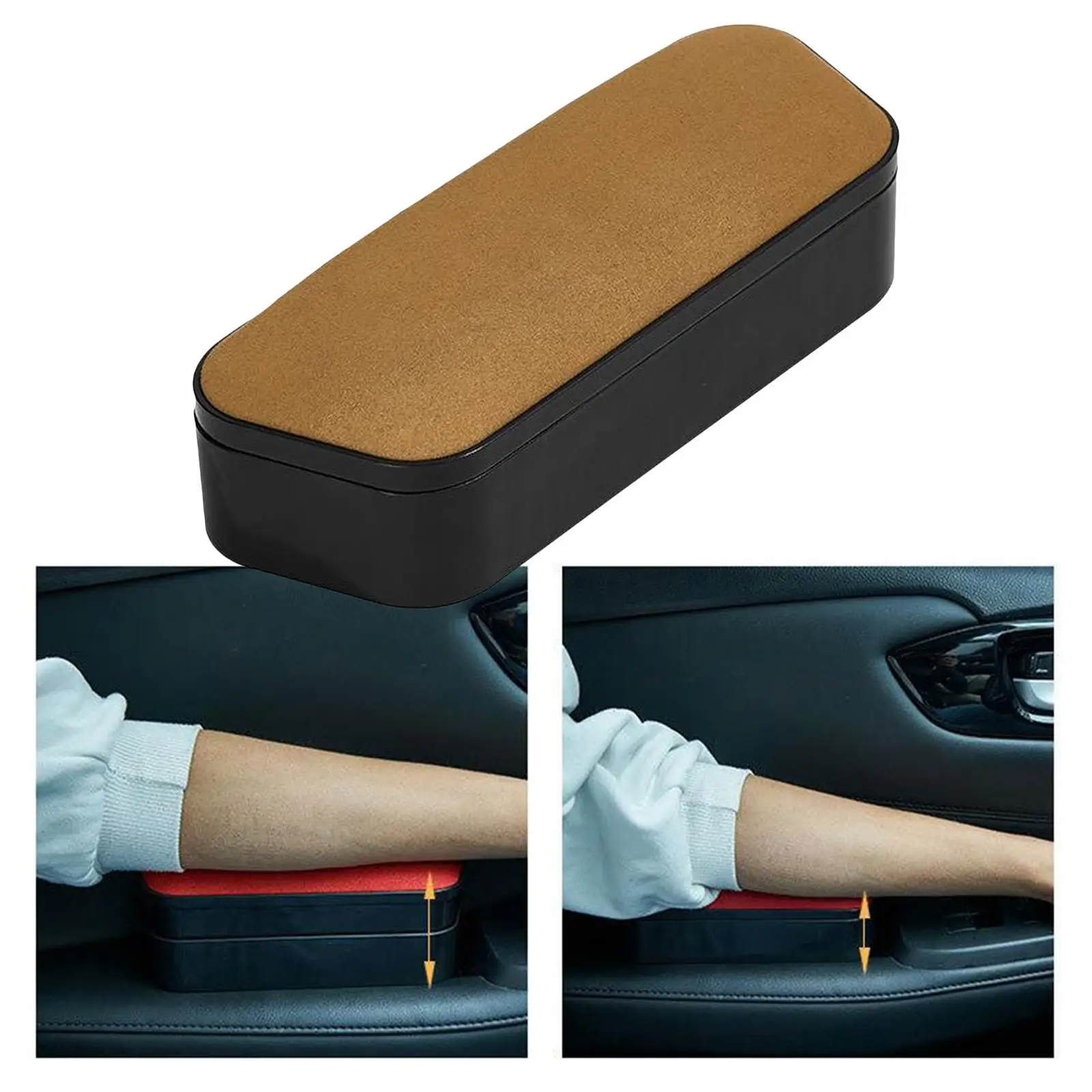 Armrest Box  Storage  All Cars Armrest Extender  Elbow & Forearm Wrist Rest Support Size: 8.2x2.9x1.9 inch