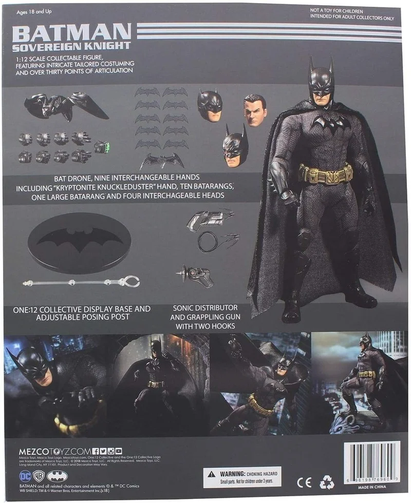 Mezco Toys One: 12 Collective: DC Batman Sovereign Knight Action Figure  Anime Model Collectible Toys Children's Holiday Gifts - AliExpress