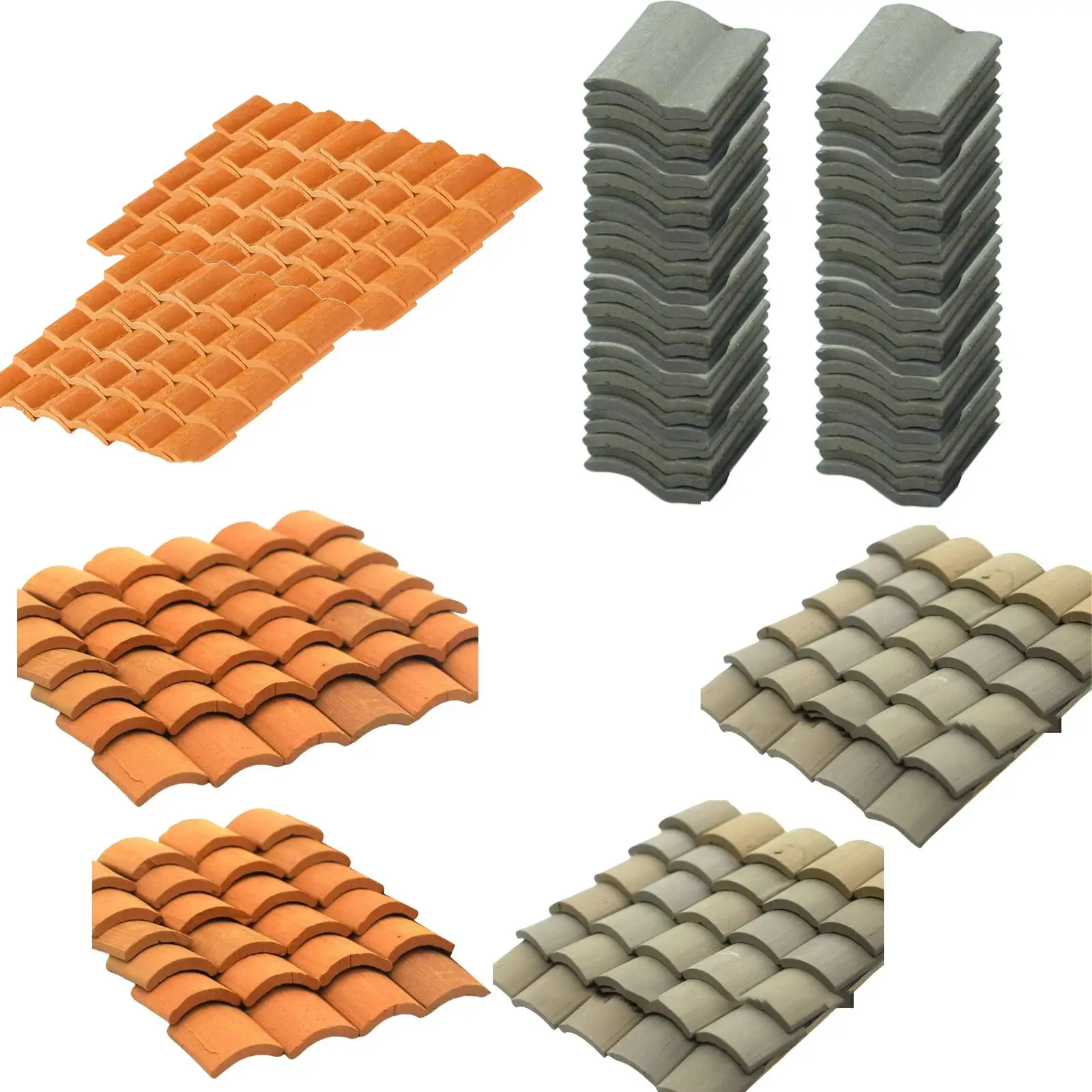 Set of 60 red Wall Bricks 1:1 Miniature Tiles Figurine Landscaping Accessories for Dollhouses Toys DIY Accessory