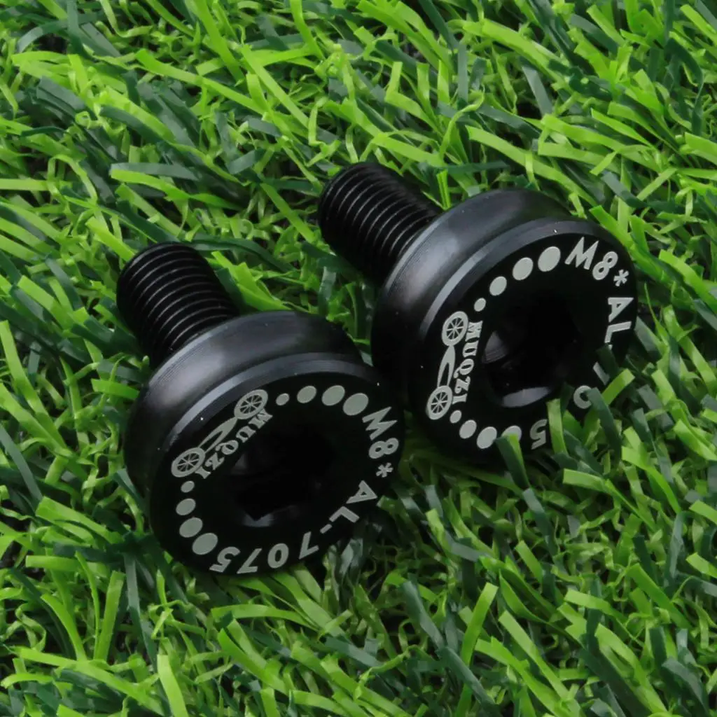 7075 Aluminum Alloy M8 Bike Bottom Bracket Screws (1 Pair) - Waterproof, Dustproof And  Crank Fixing Bolts - Various Colors