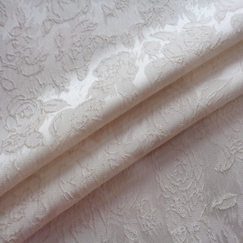 100*140cm Rose Muster Jacquard Kleidung Stoffe Plain Kleid Kleid Anzug Nähen Tuch Unterstützung Tropfen Verschiffen – Detail 4
