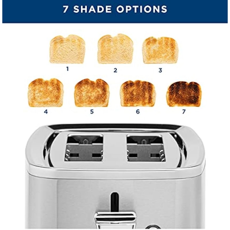 Title 3, Edelstahl-Toaster | 2 Scheiben | Toasten von Ba...