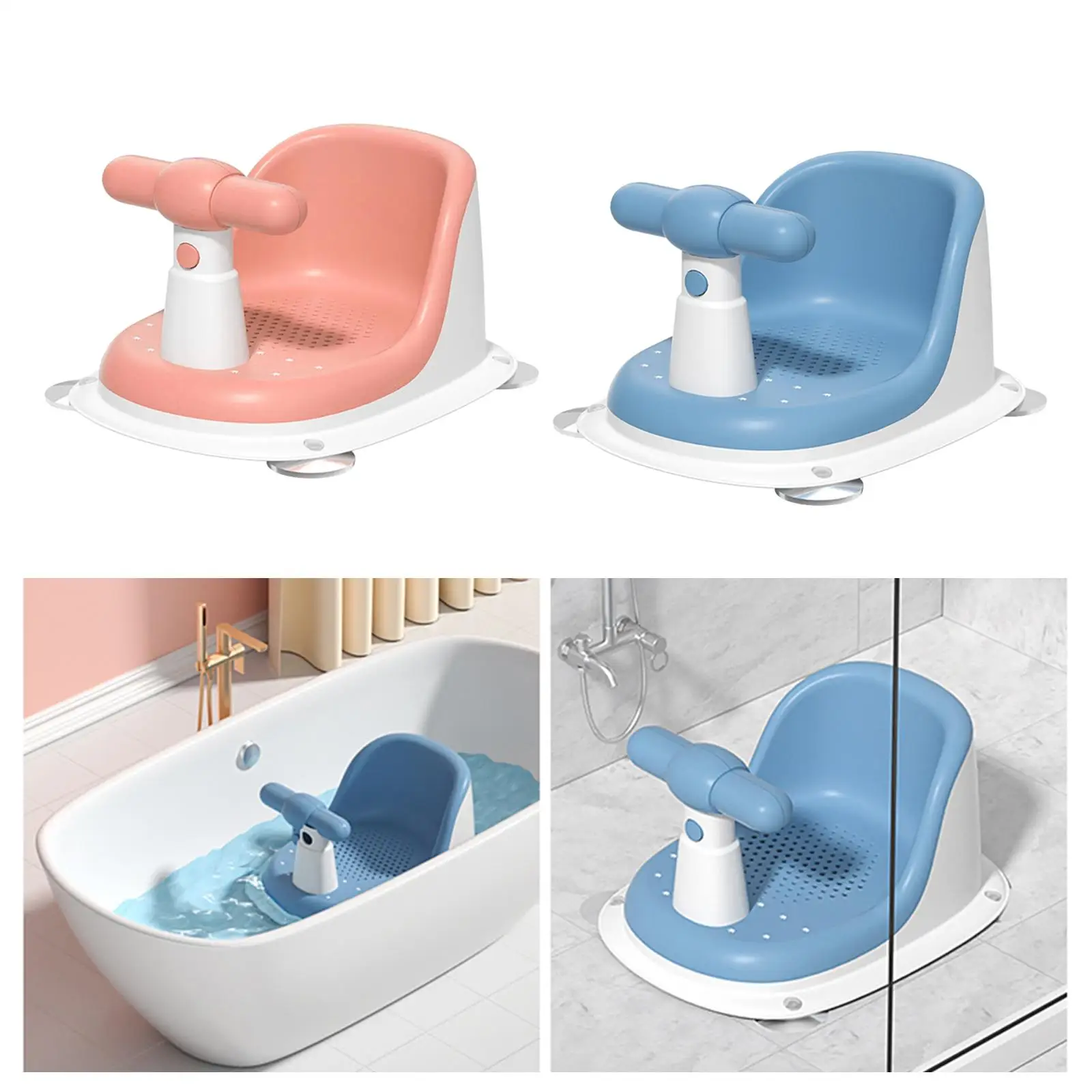 Baby Bath Tub Seat Bath Tub Seat Bathtub Chair Stability for 6 Month & up