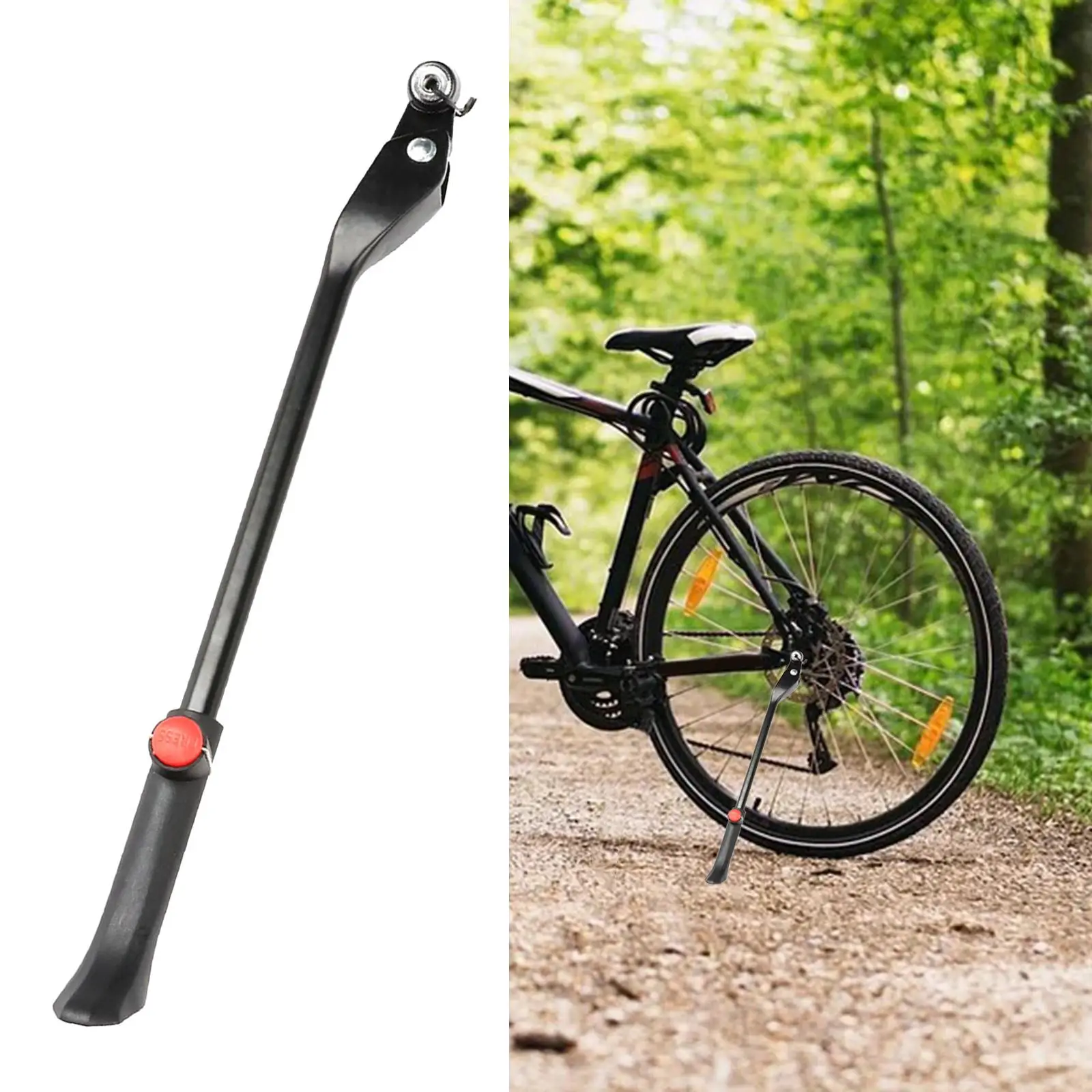Adjustable  Kickstand Bike Side Kick Stand NSlip Cycling Accessories Foot Support