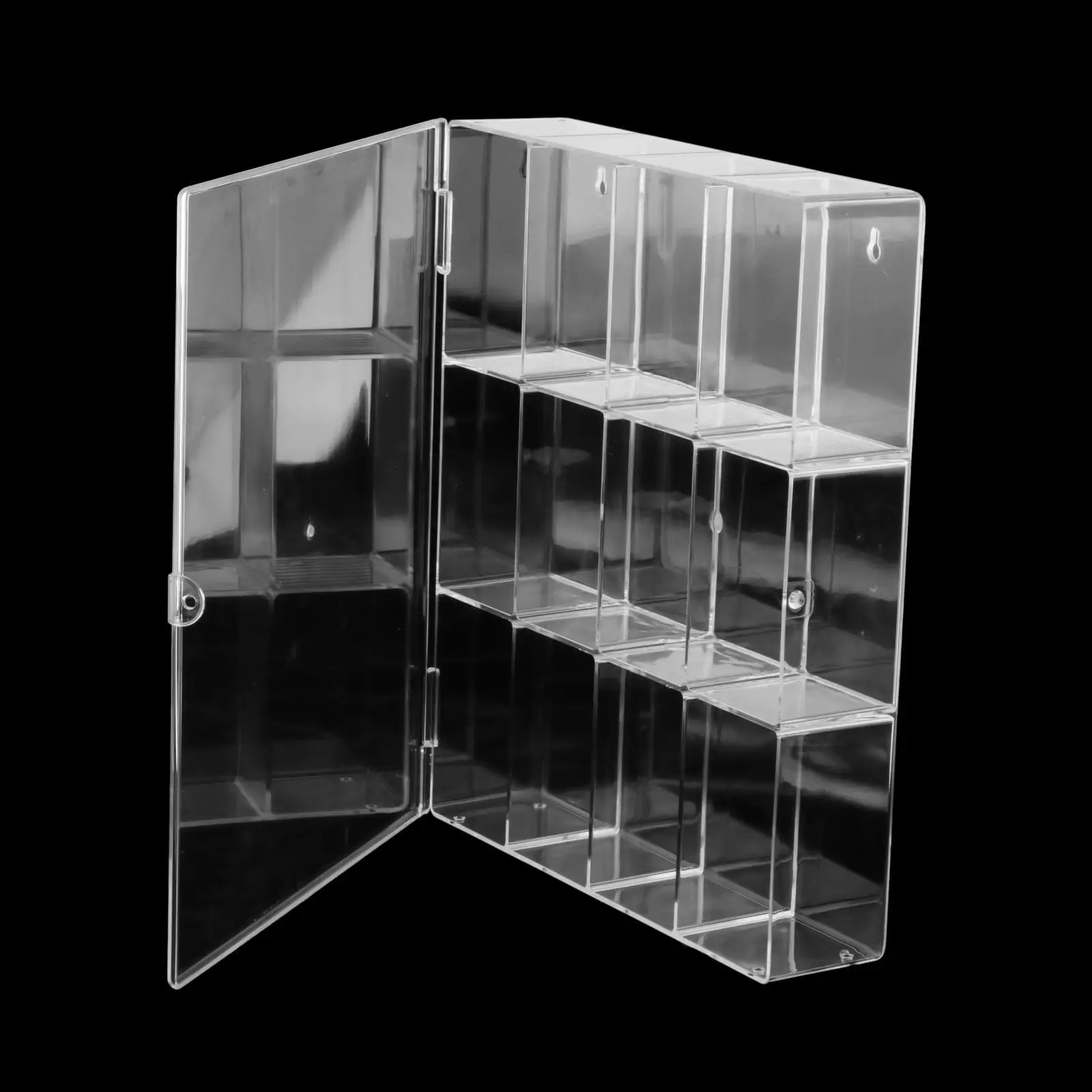 Acrylic Display Case Countertop Box Cabinet Organizer Stand Collectibles Holder