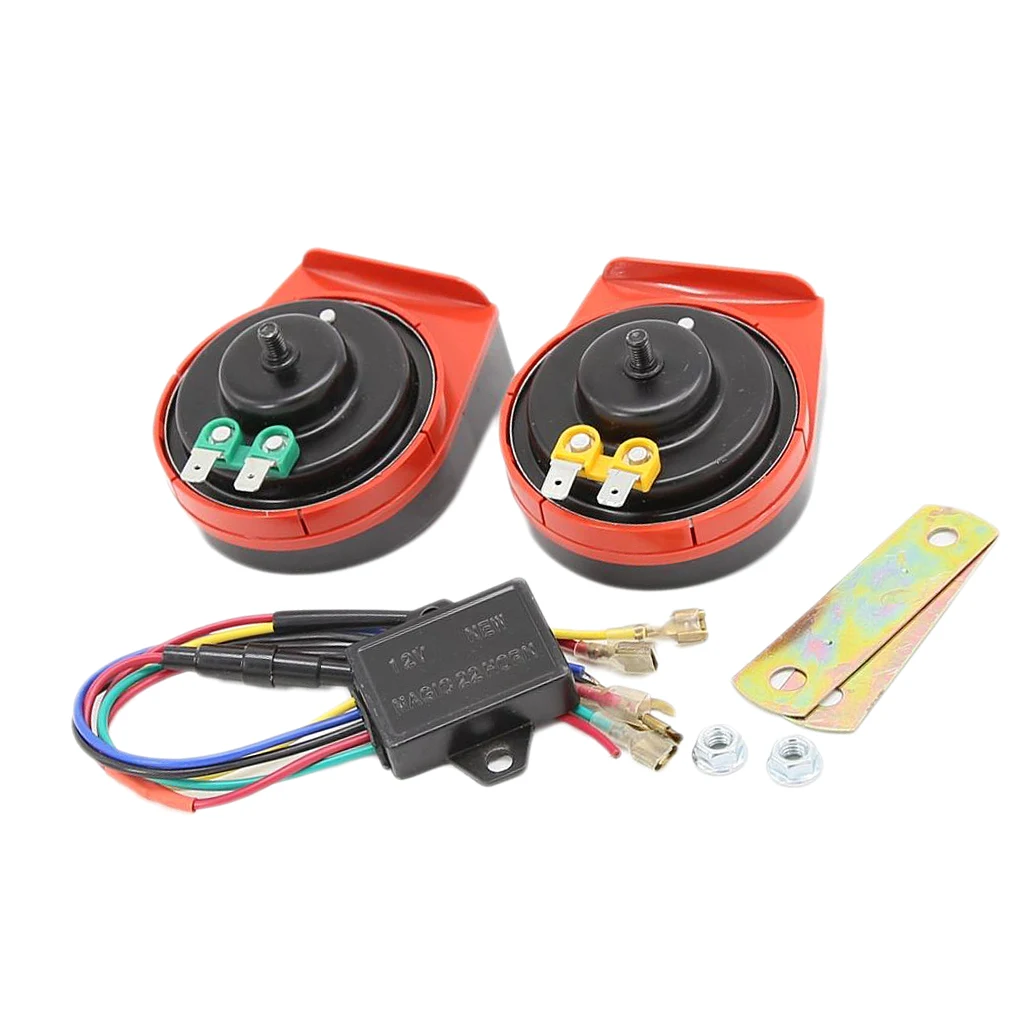 2 Pieces Car Reversing Alarm  Speaker Beeper Buzzers Warning 12V