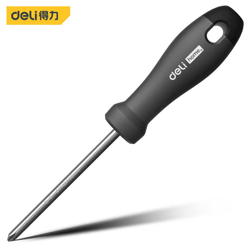 Deli 3-6mm Schlitzschraubendreher PH0 PH1 PH2 Kreuzschlitzschraubendreher Schwarzer Griff Magnetischer Schraubendreher für die Reparatur von Heimhandwerkzeugen – Detail 2