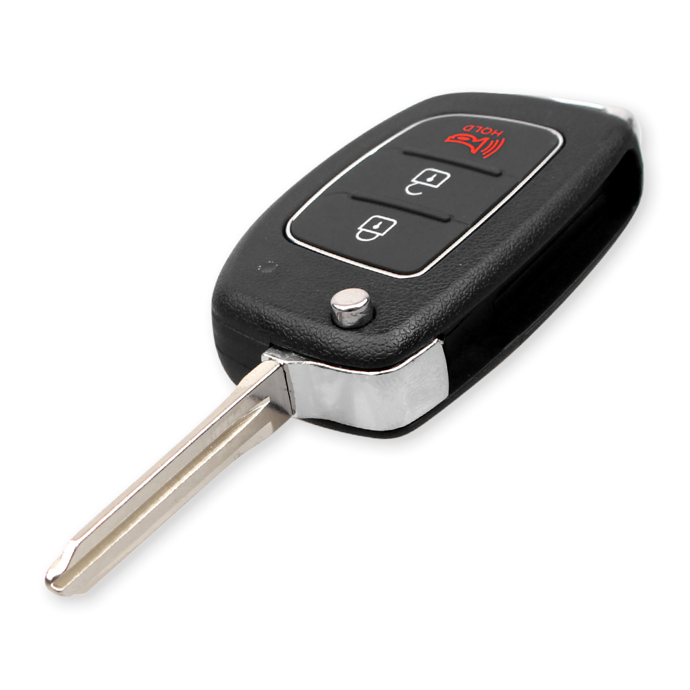 KEYYOU 3 Taste Filp Auto Fernbedienung Schlüssel Fall Für Hyundai HB20 IX35 I45 SANTA FE Accent I40 I20 HY15/HY20/TOY40 Uncut Klinge Schlüssel shell – Detail 6