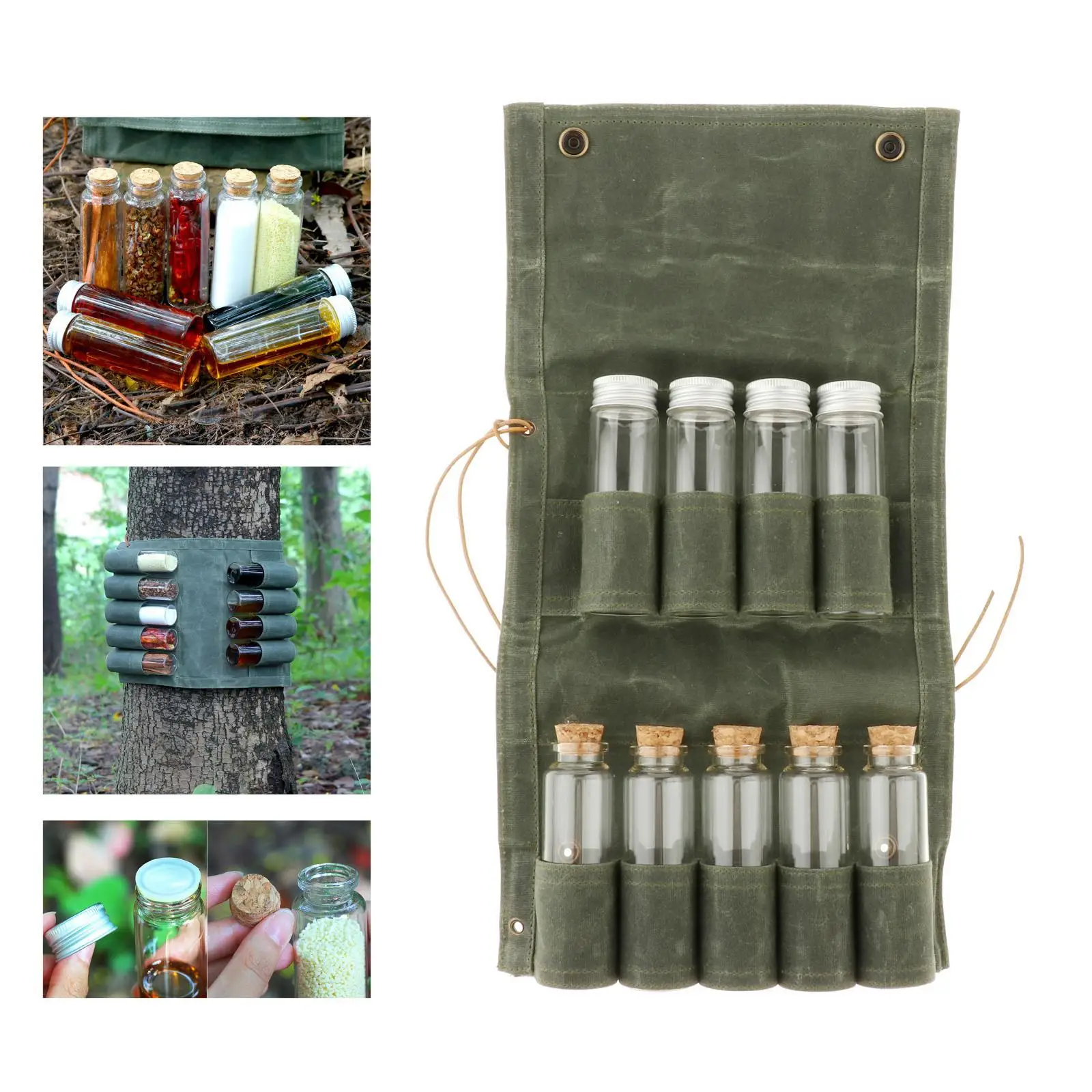 Camping Tableware Storage Container Spice Jar Seasoning Box Portable Oil Salt Bottle For BBQ Picnic Outdoor Camping