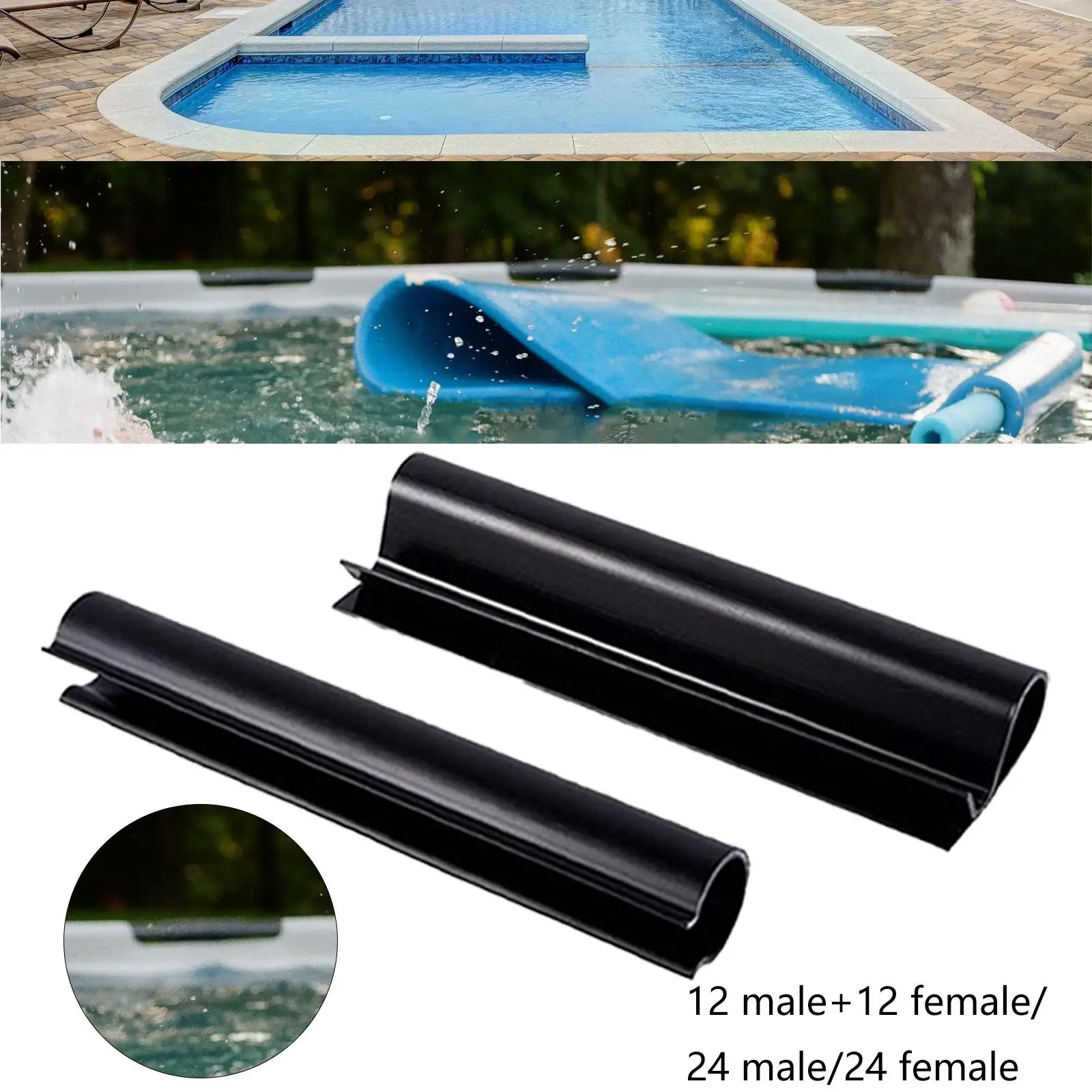 24Pcs 8cm pool lid Clips Pool Wind Guard Clips pool lid Clamps Pool Clips for pool lid Towel Photos clothes