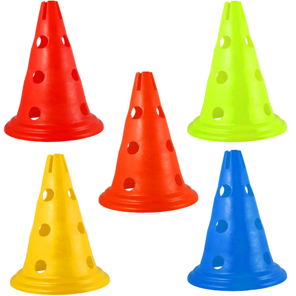 5xTraffic Sports Football Soccer Training Flexible Cones 11.8