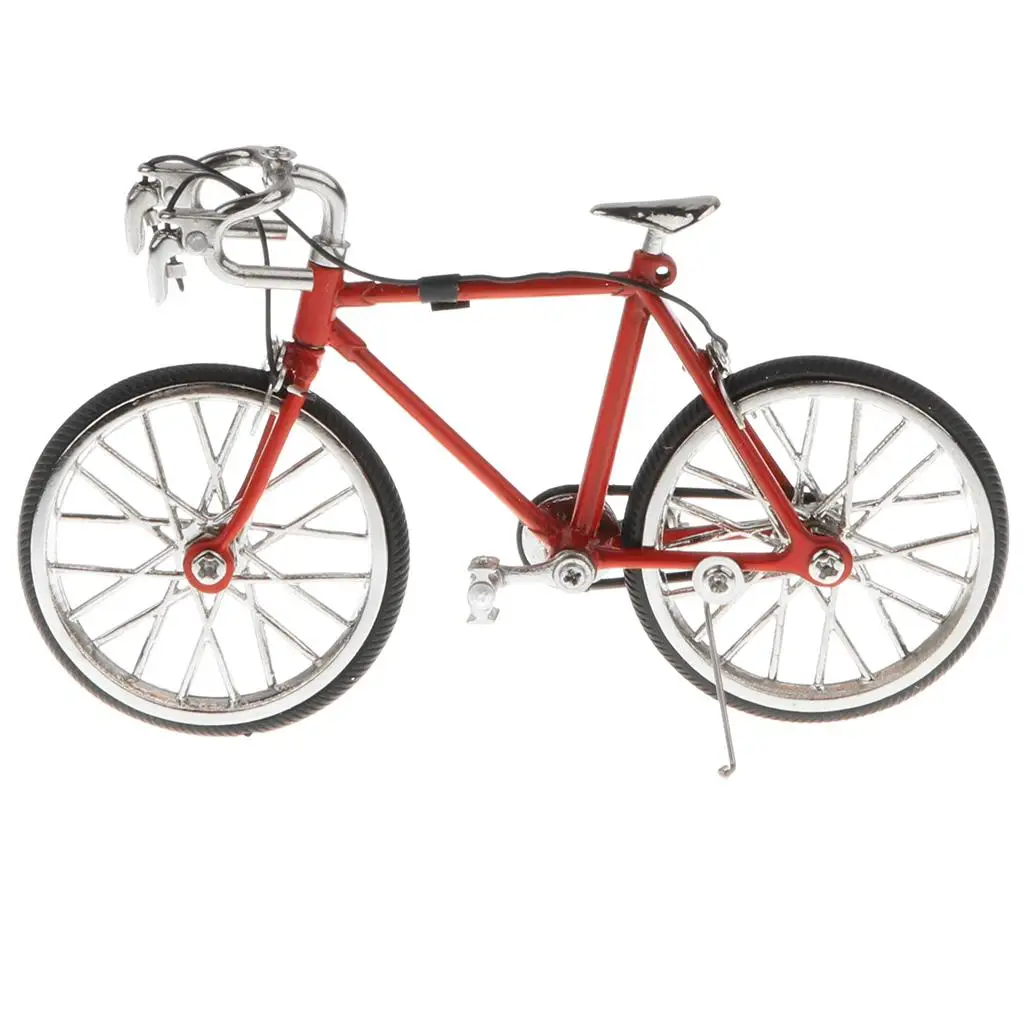 Mini Diecast Velodrome Models Alloy Racing Bike Bicycle Replica Toy 1:16 
