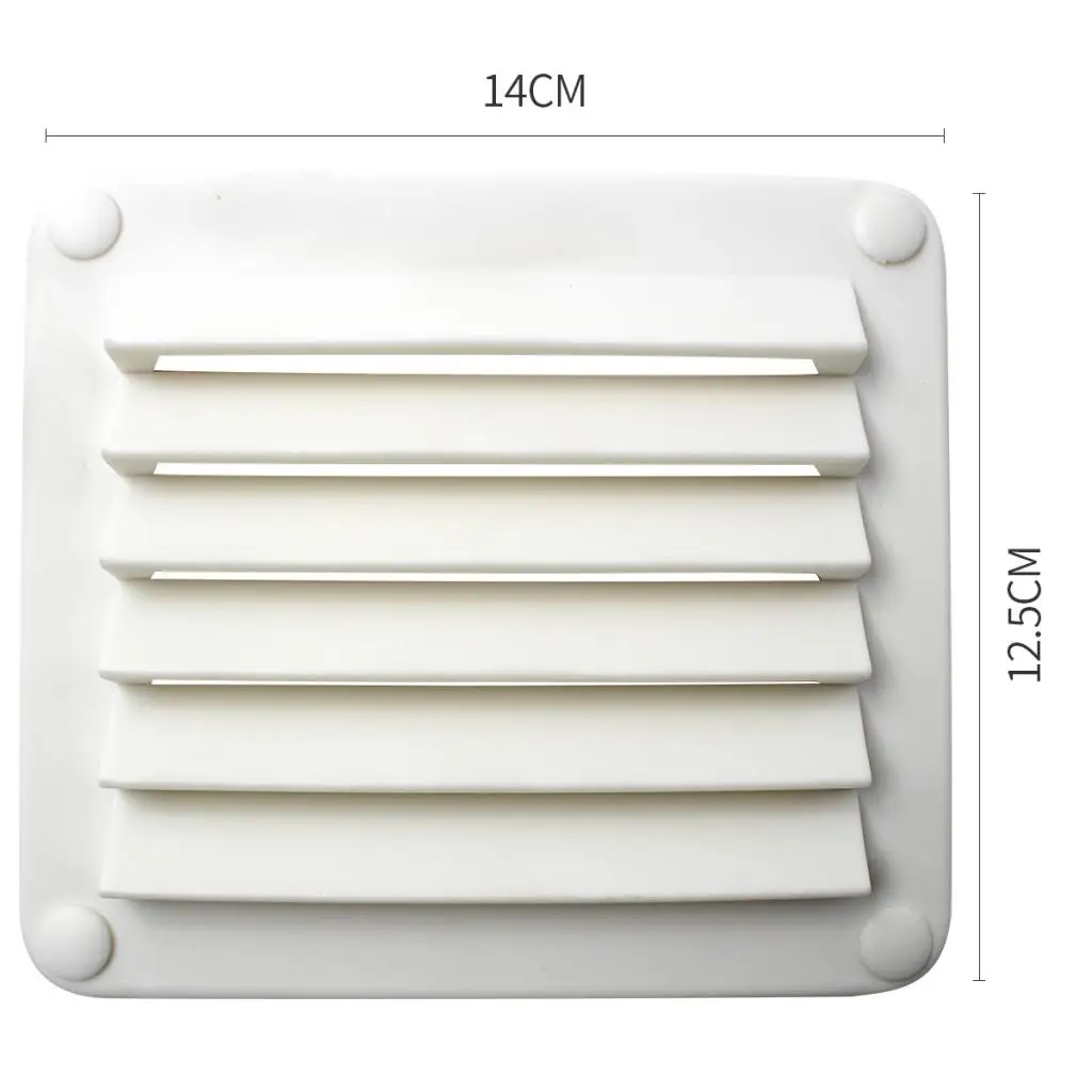 2x Louvered Vents Round Plastic ABS  -1/2 x 4-7/8inch Sail Boat
