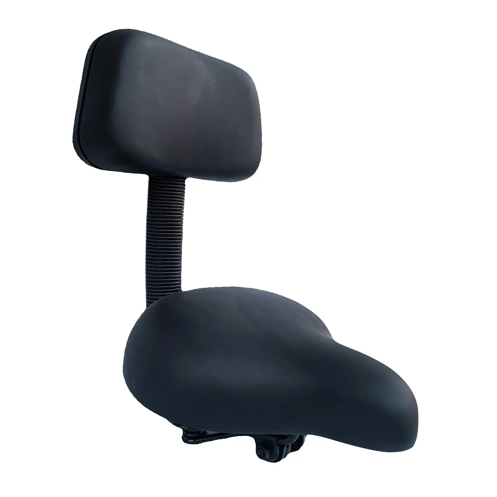 Electric Bicycle Saddle Foam Padded Widened Bike Seat with Backrest PU Cushion Durable Shock Absorbing Comfort Cycling Parts