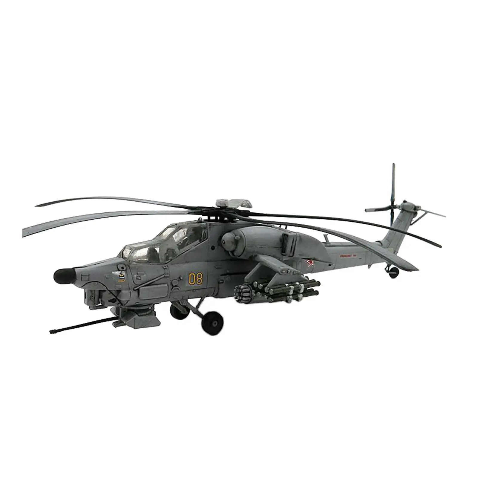 1:72 Mi 28 Havoc Helicopter Assembly Model Decoration Ornaments Realistic Durable Multifunctional Airplane Model Aircraft Model