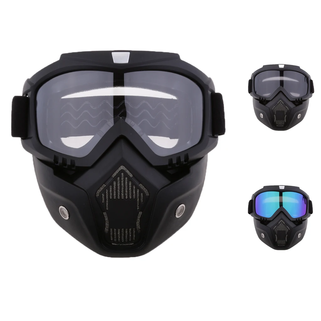  Detachable  Protective  Anti-Fog Windproof Dustproof Goggles Eyewear
