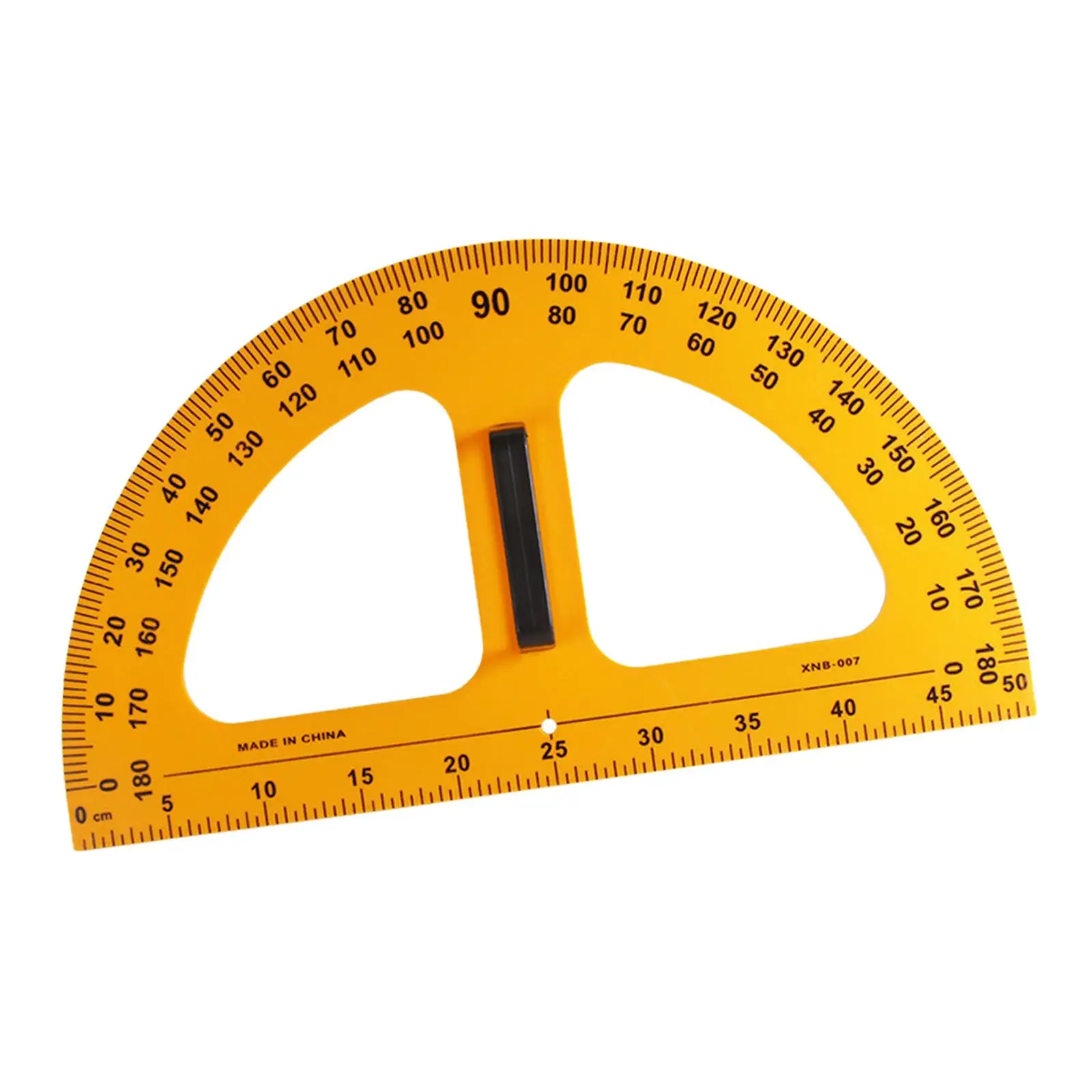 Math Geometry Ruler with Handle Large Digital for Office Blackboard Drawings