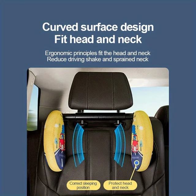 Neck Pillow Car Pillow Roadpal Car Headrest Pillow (2-Pack