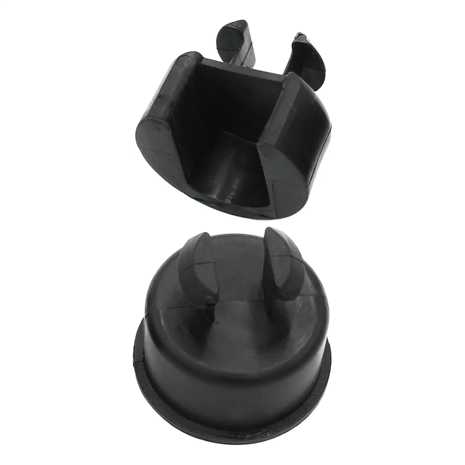 Set of 2 Tailgate Pivots Bushings Left and Right Car Supplies Black Plastic Assembly Fit for RAM 1500 2500 2002-2009 55276077Ab