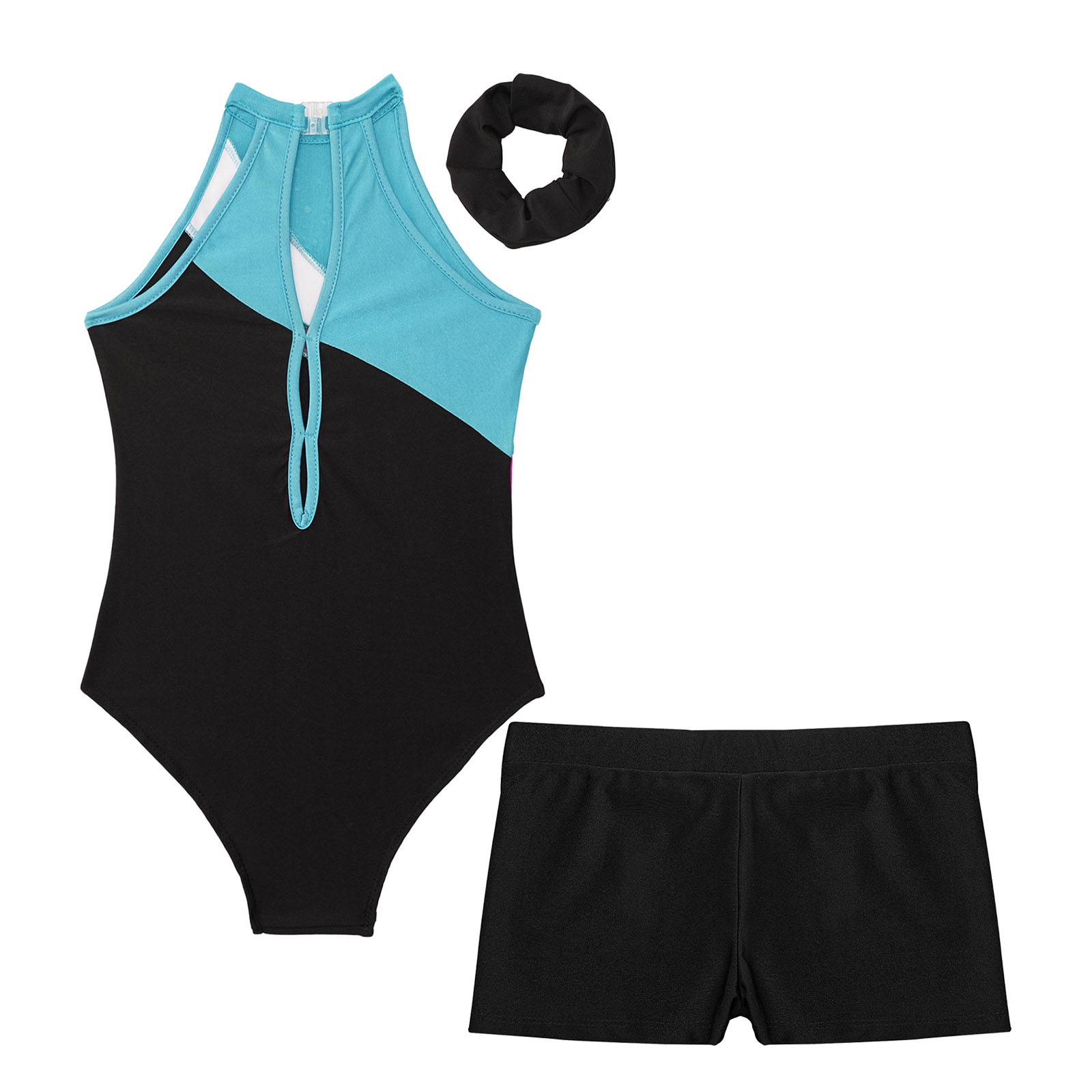 Kinder Mädchen Gymnastik Trikots Ballett Tanz Outfits Strass sportliche Biketard Shorts Set Workout Eiskunstlauf Bodysuit – Detail 38