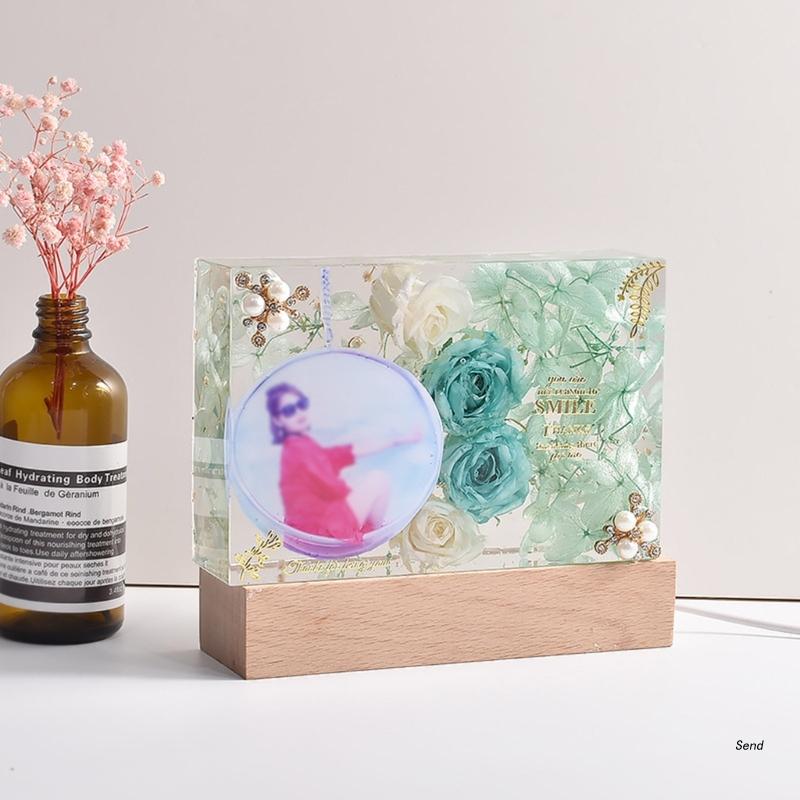 Rectangle Silicone Molds Epoxy Resin Photo Frame Molds Insect Dried Flower Specimen Mold Bookends Resin Mould DIY Craft