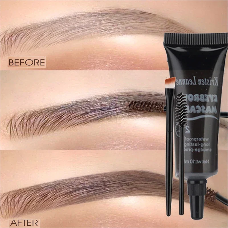 Best of 4 Color Eyebrow Gel Cream With Brush Waterproof Lasting Fast Tint Easy Dye DIY Natural Enhancers Brow Tattoo Tin Makeup Cosmetic Reviews & Tips