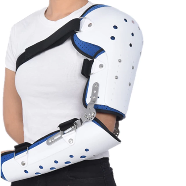 VELPEAU-Ombro Sling Brace para Rotator Cuff Break, lesão do braço e  fratura, imobilizador de braço, respirável e macio para dormir