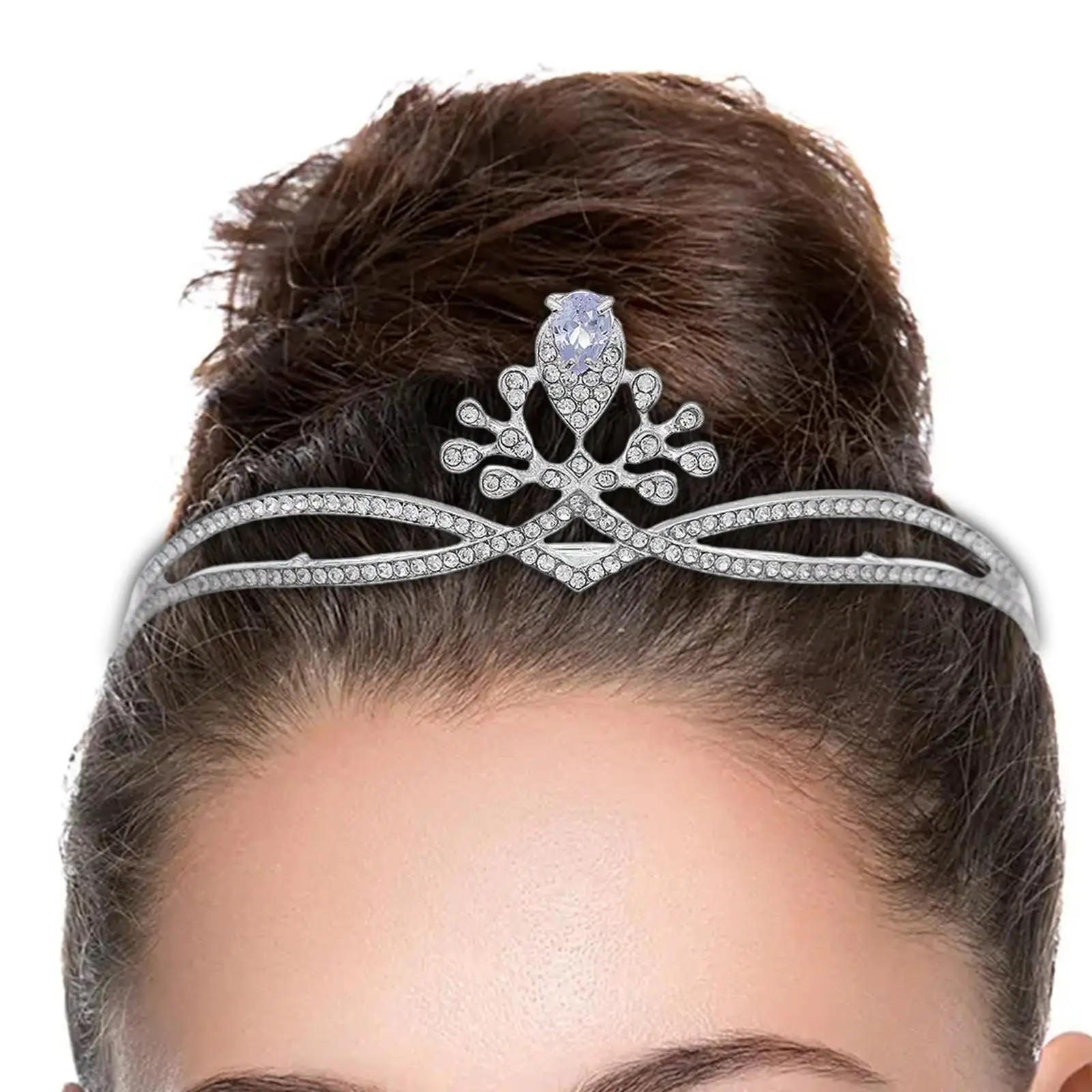 Headpiece Rhinestone Bridal Headpiece for Cosplay Celebration Masquerade