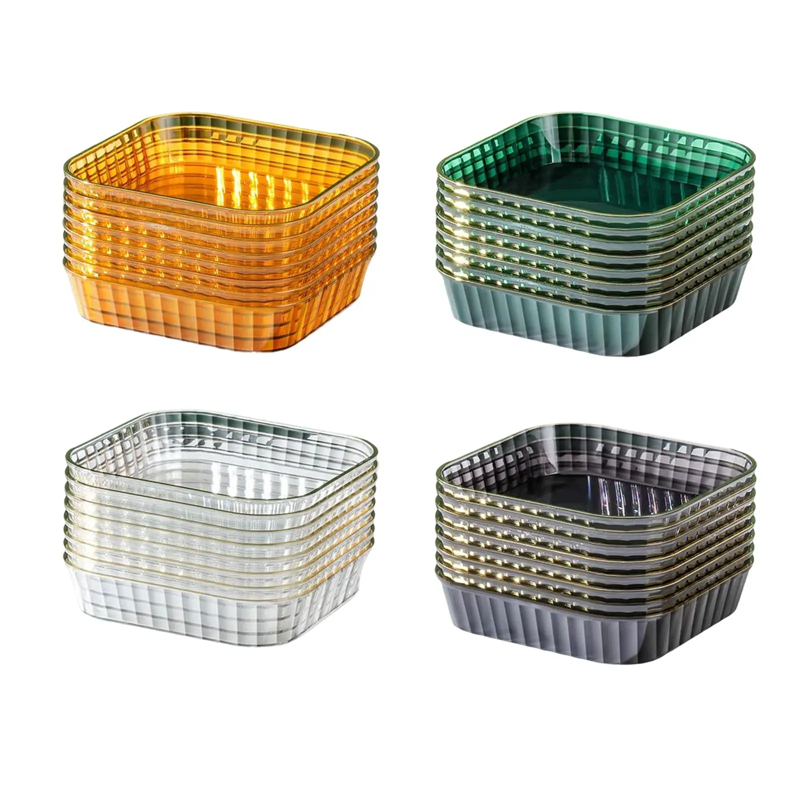 Small Dish Fruit Snack Plate Tableware Dried Fruit Dish Lightweight Storage Tray for Hotel