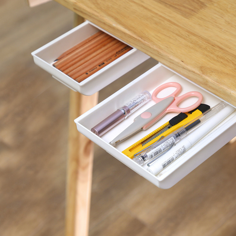 Title 10, Self Stick Pencil Tray Desk Table Storage Drawe...